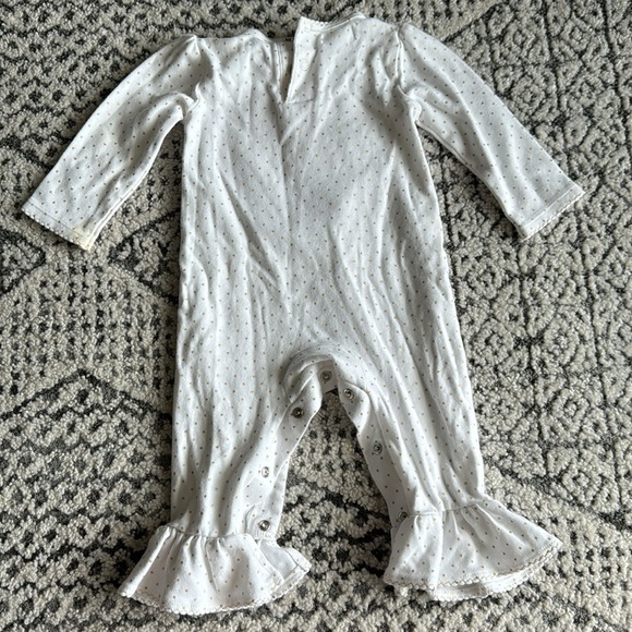 Mud pie sparkle pumpkin onesie size 6-9 months - Picture 4 of 4